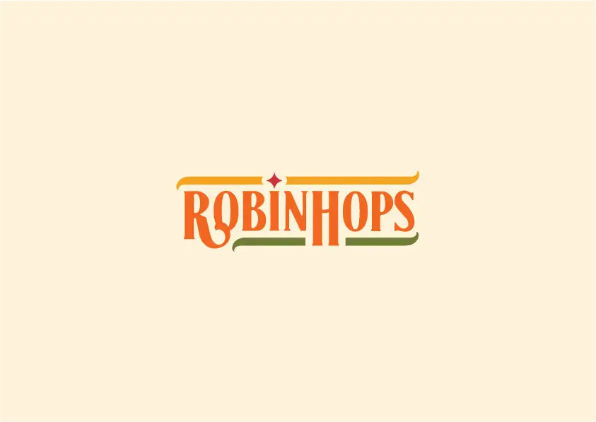 Robinhops logotype light background